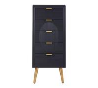 Sinfonier de madera gris oscuro 42x36.5x100.5