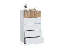 Sinfonier nitza blanco artik (blanco mate) - natur 61 x 109 x 40 cm