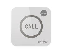 SINGCALL Botone Remoto, Sistemas de Alarma inalámbricos | Sirena Exterior inalámbrica de Alerta SOS para Tienda/Hogar/Hotel/Joyería Seguridad, 1 Botone Remoto