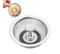 Sink Drainer, Basket Strainer, Kitchen Strainer, Hair Catcher Replation, Multi-Purpose Kitchen Drain Cover Basket Strainer for Food Hair, 8,3 x 4 cm