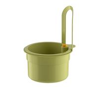 Sink Strainer Basket, Press Automatic Dumping Kitchen Colander, Food Waste Draining Basket for Home, Small Spaces, Dorm, Apartment, RV and Restaurant Use, 14,3 x 8,3 x 20,2 cm