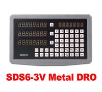 SINO YHSINO SDS6-2V SDS6-3V Dro Pantalla de lectura digital 5U TTL Carcasa de hierro antiinterferencias SDS6-3V