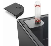 Sintrix Fab Tapa de drenaje de llenado blanca - Compatible con Lechuza Balconera 40, 50, 80 y 100 - Tapa de boca de agua para proteger contra la suciedad y la pérdida de agua