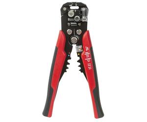 Sintron Tools CWS2 - Alicates pelacables combinados 3 en 1 para cortar, pelar y engarzar, mango de goma ergonómico, presión ajustable