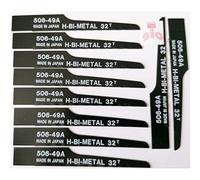 SIO 10x Hojas de Sierra BI-Metal 32T para Sierra Neumática - Corte Preciso en Metal, Acero e Inox - Alta Durabilidad Profesional - Pack 10 Unidades para Taller Mecánico y Carrocería - Sierras Taller