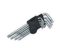 SIO Juego Llaves Torx Largas con Agujero T-10 a T-50 9 Piezas