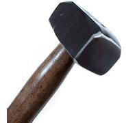 SIO Maza de Demolición 1,5 Kg con Mango de Madera - Martillo de Golpe Profesional para Construcción Albañilería Derribo y Taller - Maza Acero Forjado Alta Resistencia para Obras y Reformas