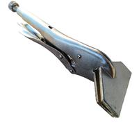SIO Mordaza Alicate de Presión Bocas Planas 250 mm - Pinza de Bloqueo Ajustable Profesional - Tenaza de Sujeción Precisa para Metal, Mecánica, Soldadura y Bricolaje - Acero Alta Resistencia