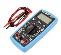 SIO Multímetro Digital AC/DC - Tester Medidor de Voltaje, Corriente y Resistencia - Pantalla LCD, Comprobador Eléctrico Profesional para Automoción, Electricidad y Bricolaje - Medición Profesional