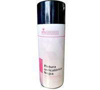 SIO Pintura Anticalórica Negra Spray 400ml - Pintura Resistente a Altas Temperaturas para Escape, Motor y Metal - Spray Anticalor Negro Mate para Coche, Moto, Estufas y Barbacoas