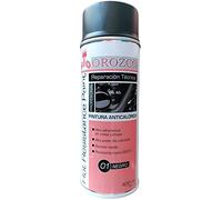 SIO Pintura Anticalórica Negra Spray 400ml - Resistente hasta 600°C Calor - Pintura Alta Temperatura para Escape, Motor, Chimeneas y Estufas - Secado Rápido, Acabado Mate Profesional Antioxidante