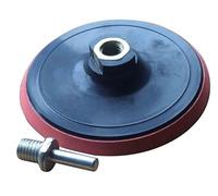 SIO Plato para Lijadora 125 mm M14 con Espiga para Taladro - Base Autoadherente para Discos de Lija - Adaptador para Pulidora y Taladro - Soporte Profesional Lijado y Pulido - Soporte Radial Lijadora
