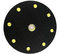 SIO Plato Soporte Lijadora Orbital 150mm 6" - Base Velcro 8 Agujeros para Discos de Lija - Recambio Universal para Lijadoras Orbitales - Plato Lijado Profesional Taller y Bricolaje