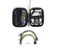 Sipeed SLogic16U3 - Analizador lógico de 16 canales, frecuencia de muestreo de 800 m, 5 Gbps USB3 SuperSpeed, umbral ajustable para Win Mac Linux con cable de conexión (paquete avanzado)