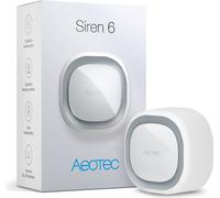 Sirena Z-Wave 6, sirena inalámbrica, para uso interior/exterior, alcance de 120 metros, frecuencia de 868.4 MHz, 110 dB, grado de protección IP20