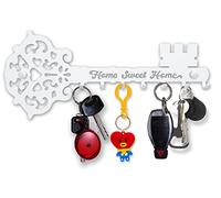 SirHoldeer Cuelga Llaves Pared, Colgador de Llaves Para Pared, Portallaves Pared Casa, Decoracion Hogar Pared, Guarda Llaves Pared Entrada, Ganchos Para Colgar Llaves, Perchero Pared