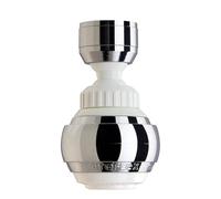 Siroflex 2525/50S Saturn Atomizador aireador-ducha Made in Italy Cromado Blanco | Atomizador Aireador largo | Atomizador con economizador para el ahorro de agua