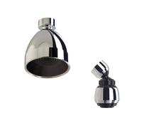 Siroflex 2765/5 W "Combi" - Kit de Ducha - Rociador de Ducha + Atomizador para Ahorro de Agua | Kit de Ducha Alcachofa de Ducha con rótula y Atomizador con Economizador de Flujo de Agua