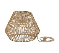 Newgarden Lámpara colgante Sisine LED ratán para exteriores recargable 3 intensidades Ø40 cm Natural