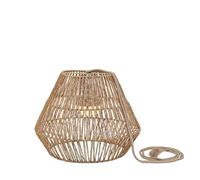 Newgarden Lámpara colgante Sisine LED ratán para exteriores recargable 3 intensidades Ø40 cm Natural
