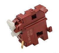 Sisinkal Interruptor de herramienta eléctrica de repuesto para amoladora angular Bosch PWS Series 6-115 7-115 7-125 5-115 550 accesorio de reparación de componentes de interruptor de plástico rojo