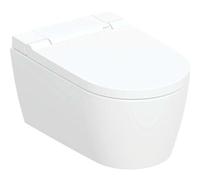 Geberit AquaClean - Bidé electrónico Sela con cerámica, suspendido, TurboFlush, SoftClose, KeraTect, blanco 146.220.11.1