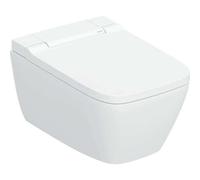Geberit AquaClean - Bidé electrónico con cerámica, AquaClean Sela Square s keramikou, Rimfree, SoftClose, KeraTect, blanco 146.250.01.1