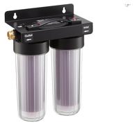 Sistema de agua desionizada VEVOR para lavado de automóviles, 189 litros. Sistema de lavado de automóviles con dos cartuchos de resina DI que cambian de color (0,5 litros cada uno). Sistema de agua de