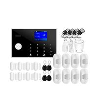 Sistema de Alarma, de Alarma gsm Tuya, Pantalla TFT hogar Inteligente, aplicación RFID, Teclado táctil, Seguridad antirrobo for casa, Compatible con Cambio Voz(A)