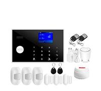 Sistema de Alarma, de Alarma gsm Tuya, Pantalla TFT hogar Inteligente, aplicación RFID, Teclado táctil, Seguridad antirrobo for casa, Compatible con Cambio Voz