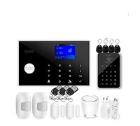 Sistema de Alarma, de Alarma gsm Tuya, Pantalla TFT hogar Inteligente, aplicación RFID, Teclado táctil, Seguridad antirrobo for casa, Compatible con Cambio Voz(C)