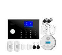 Sistema de Alarma, de Alarma gsm Tuya, Pantalla TFT hogar Inteligente, aplicación RFID, Teclado táctil, Seguridad antirrobo for casa, Compatible con Cambio Voz(J)