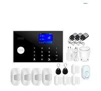 Sistema de Alarma, de Alarma gsm Tuya, Pantalla TFT hogar Inteligente, aplicación RFID, Teclado táctil, Seguridad antirrobo for casa, Compatible con Cambio Voz(E)