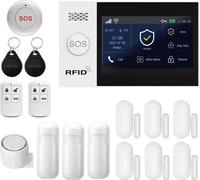Sistema de alarma para el hogar, conectividad inalámbrica, automatización inteligente, kit GSM 2G WiFi, enchufe europeo