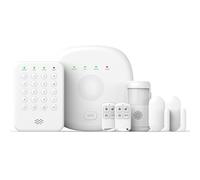 Sistema de Alarma para hogar Inteligente,Alarma de Seguridad inalámbrica WiFi con Sirena,sensores de Puertas/Ventanas,Control Remoto,Control por aplicación,Compatible con Alexa y Google (A04F-EU-I)