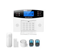 Sistema De Alarma Seurity Inalámbrico WiFi En Casa gsm Botón Grande Tarjeta RFID Brazo Desarmar Tuya Aplicación Remota Control MonitorizacióN Remota(A)