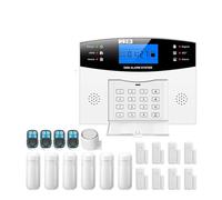 Sistema De Alarma Seurity Inalámbrico WiFi En Casa gsm Botón Grande Tarjeta RFID Brazo Desarmar Tuya Aplicación Remota Control MonitorizacióN Remota(L)