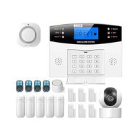 Sistema De Alarma Seurity Inalámbrico WiFi En Casa gsm Botón Grande Tarjeta RFID Brazo Desarmar Tuya Aplicación Remota Control MonitorizacióN Remota(K)