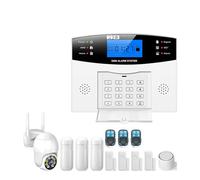 Sistema De Alarma Seurity Inalámbrico WiFi En Casa gsm Botón Grande Tarjeta RFID Brazo Desarmar Tuya Aplicación Remota Control MonitorizacióN Remota(G)