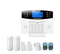 Sistema De Alarma Seurity Inalámbrico WiFi En Casa gsm Botón Grande Tarjeta RFID Brazo Desarmar Tuya Aplicación Remota Control MonitorizacióN Remota(C)