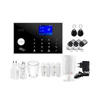Sistema de Alarma, Tuya gsm de Alarma Seguridad for el hogar Soporte Red Temperatura Humedad Kit for Inteligente(Option N)
