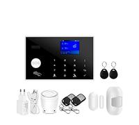 Sistema de Alarma, Tuya gsm de Alarma Seguridad for el hogar Soporte Red Temperatura Humedad Kit for Inteligente(Option C)