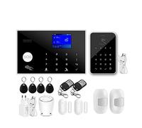 Sistema de Alarma, Tuya gsm de Alarma Seguridad for el hogar Soporte Red Temperatura Humedad Kit for Inteligente(Option I)
