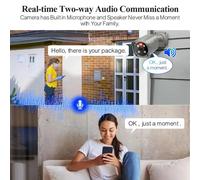 Sistema de cámaras de seguridad CCTV con 8 canales y alimentación PoE, conjunto de 8 cámaras con resolución de 8MP y detección de movimiento con inteligencia artificial