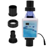 Sistema de cloro de agua salada para piscinas sobre el suelo de hasta 6,000 galones, clorador de sal de celda de titanio de EE. UU., con panel de control LED, 2 años de garantía