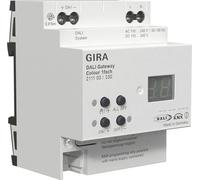 Sistema de control DALI 2, modelo Gateway Colour, para 1 canal, compatible con KNX Secure, con registro (REG), para 64 balastos electrónicos (EVG), con tecnología de luz blanca ajustable (Tunable Whit
