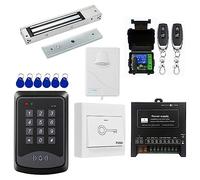 Sistema de Control de Acceso a la Puerta, Teclado RFID de 600 Libras, Kit de Cerradura magnética eléctrica con botón de Salida, Timbre de Timbre, Control Remoto