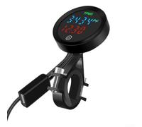 Sistema de control de presión de neumáticos para motocicleta, sensor TPMS, carga solar, pantalla LCD, función de alarma para SUV Van para caravanas DC9-60 V