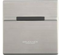 Sistema de descarga para inodoros con sensor de Bruckner, 6V DC, acero inoxidable cepillado