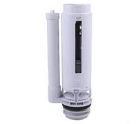 Sistema de drenaje dividido con válvula de descarga de inodoro con control de dos botones, ajuste estándar para bolsa de tanque de cisterna de inodoro de acoplamiento cerrado, ahorro de agua de 27 cm